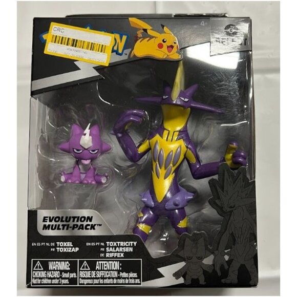 Pokemon Select Toxel & Toxtricity Evolution Figure 2Pack - Picture 1 of 6